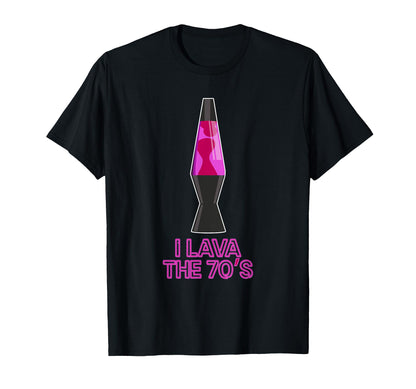 Groovy Lava Lamp Pun 70S Vaporwave T-Shirt - Custom Art Print for Adults
