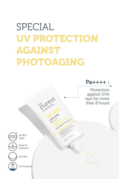 The Purest Solutions Skincare Set - Brightening, Moisturizing, SPF50+ UV Protection