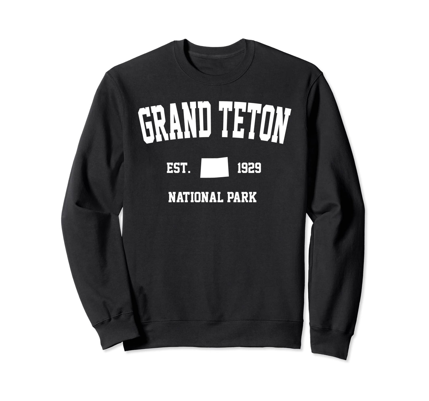Grand Teton National Park Hiking Sweatshirt - Custom Art Print for Adults