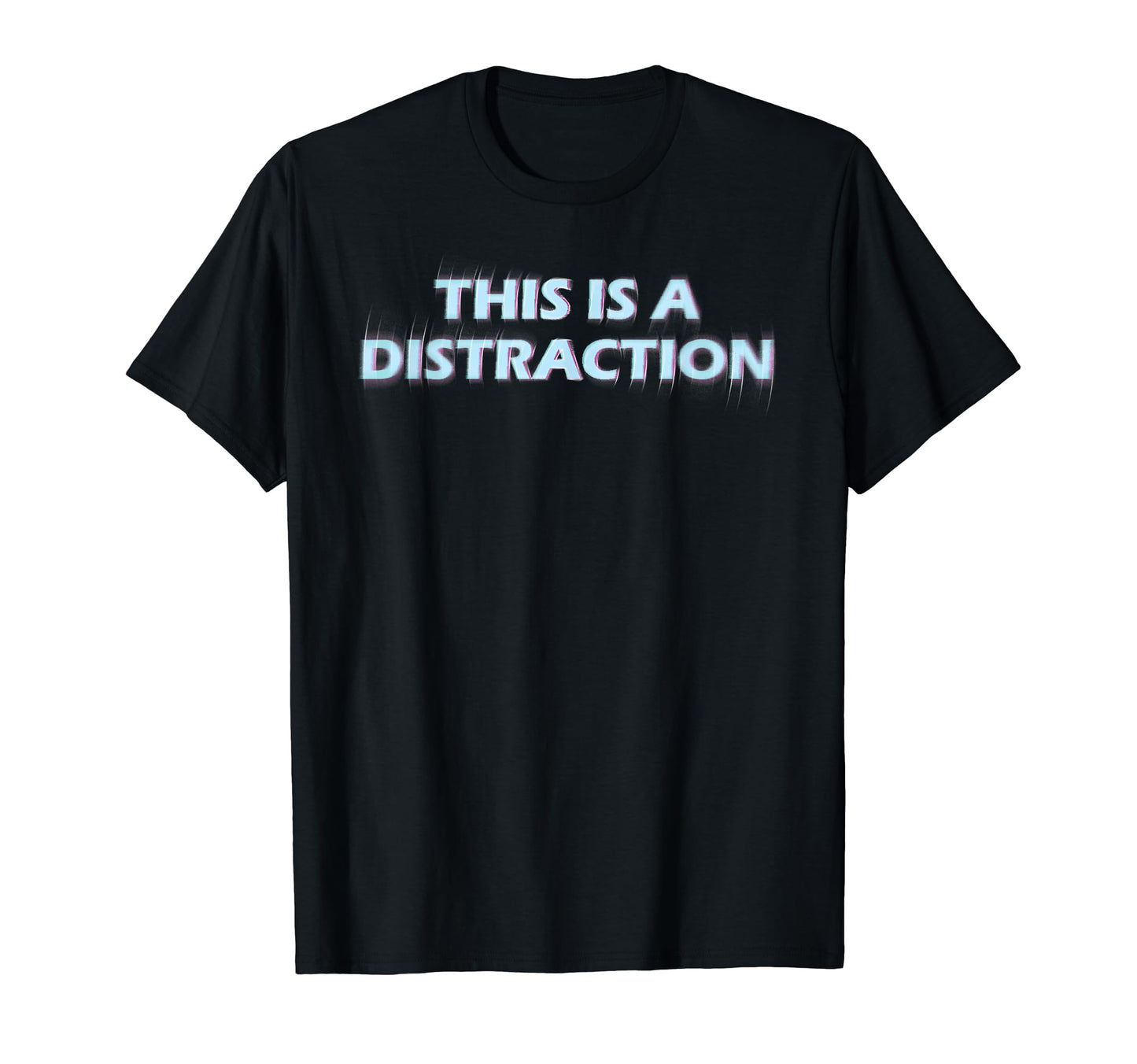 This Is Distraction Vaporwave T-Shirt - Casual Everyday Wear Unisex