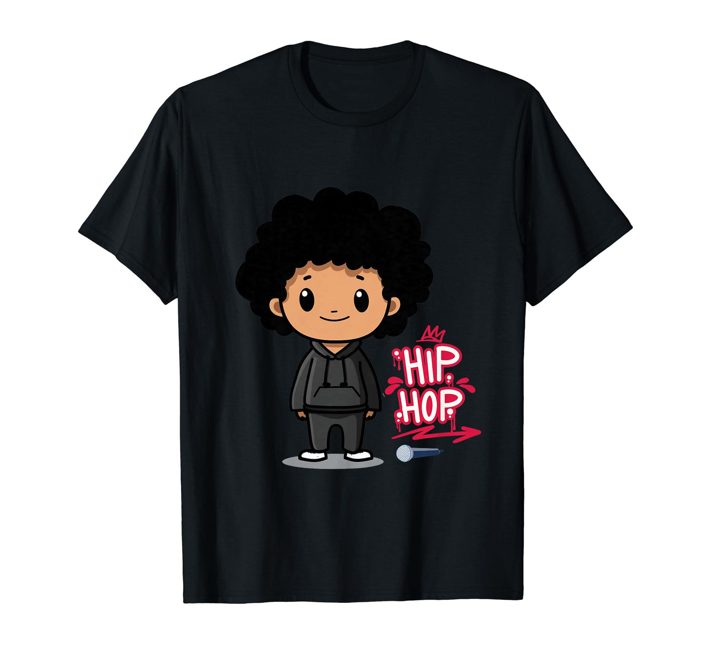 Hip Hop Raised Rap Music Old School T-Shirt - Unique Graphic Unisex