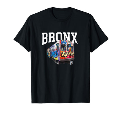 50 Years Hip Hop Bronx Subway T-Shirt - Casual Everyday Wear Unisex