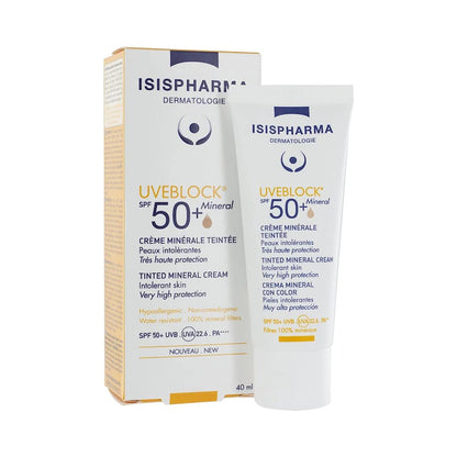 Isis Pharma Uveblock SPF 50+ Tinted Mineral Cream 40ml
