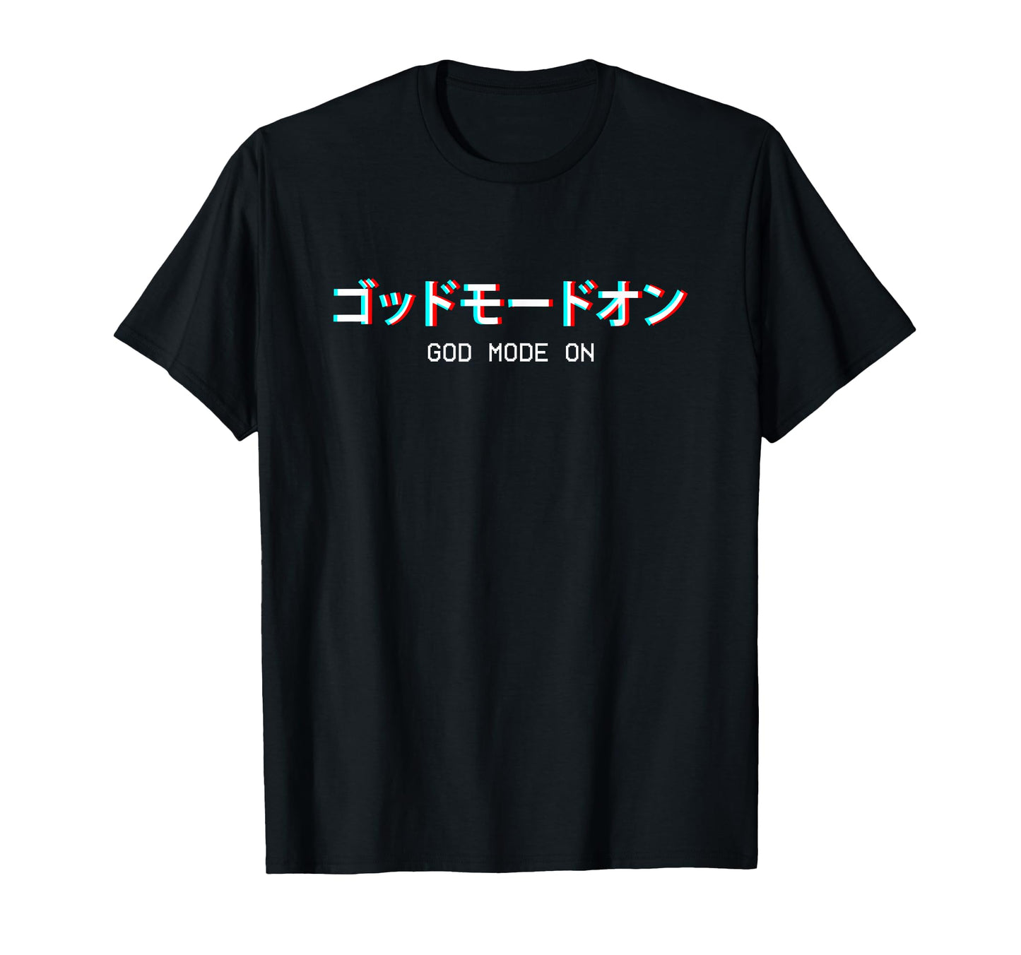 God Mode Japanese Vaporwave Aesthetic T-Shirt - Streetwear Style Men Women