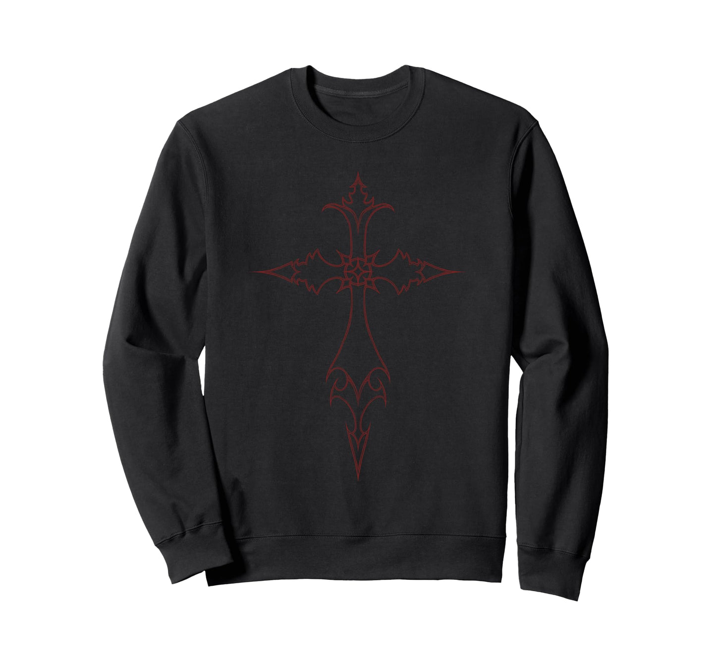Alternative Grunge Emo Egirl Eboy Sweatshirt - Minimalist Print for Adults