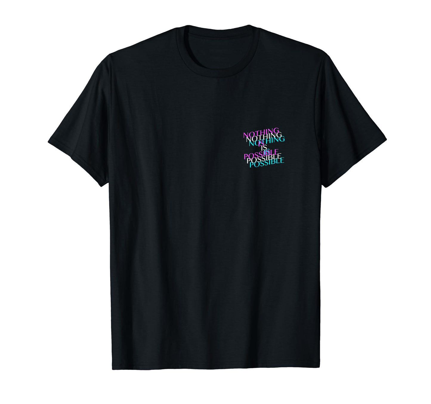 Sad Nothing Is Possible Vaporwave T-Shirt - Trendy Graphic Men Women