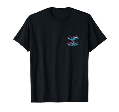 Sad Nothing Is Possible Vaporwave T-Shirt - Trendy Graphic Men Women