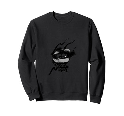 Future Y2K Grunge Aesthetic Mouth Sweatshirt - Novelty Apparel Unisex