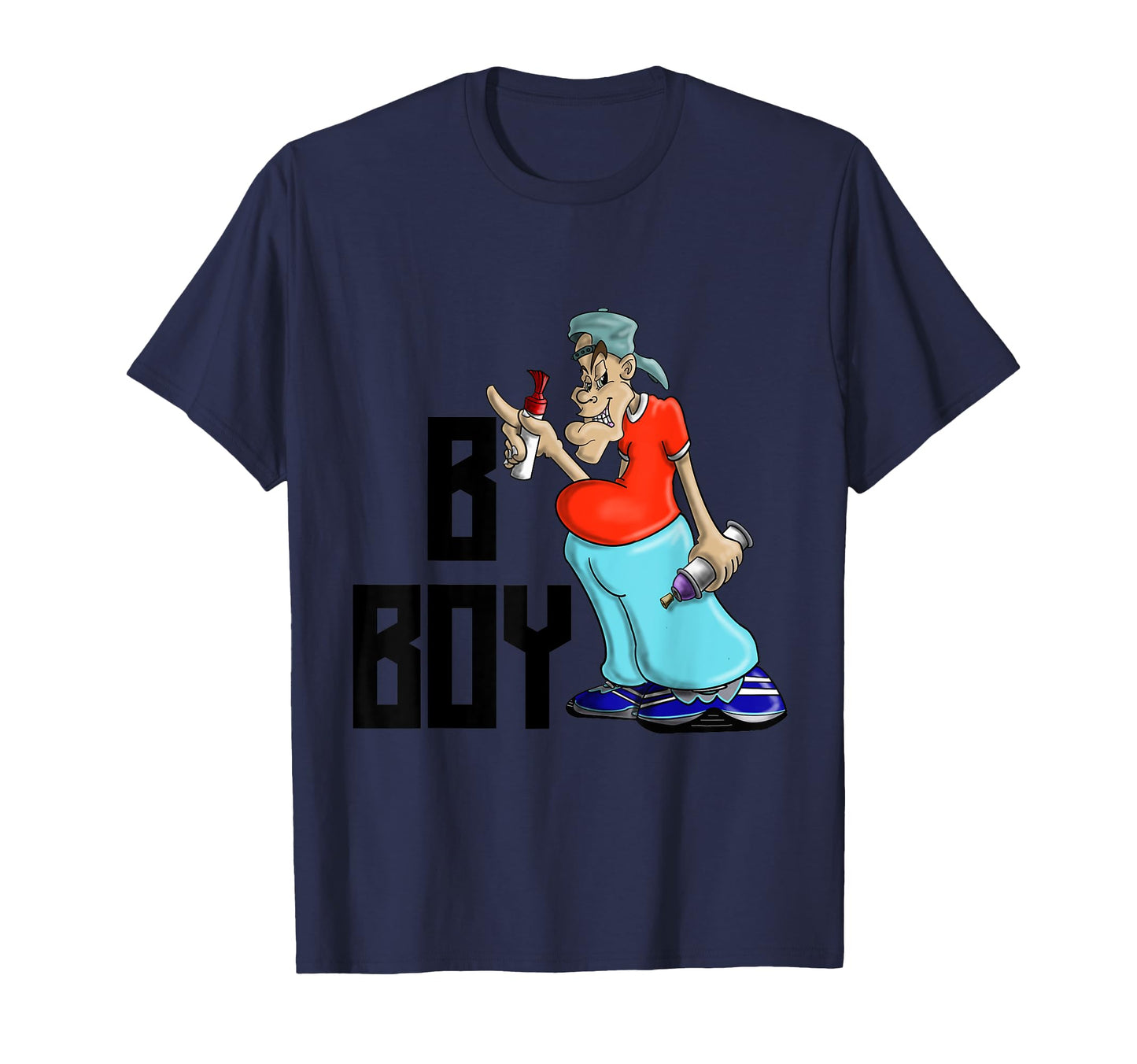 Old School Hip Hop B Graffiti T-Shirt - Aesthetic Graphic Men Women