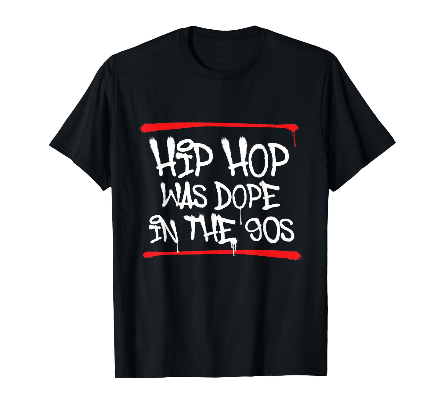Hip Hop Was Dope 90S 80S 90S Old T-Shirt - Fun Novelty Design Men Women