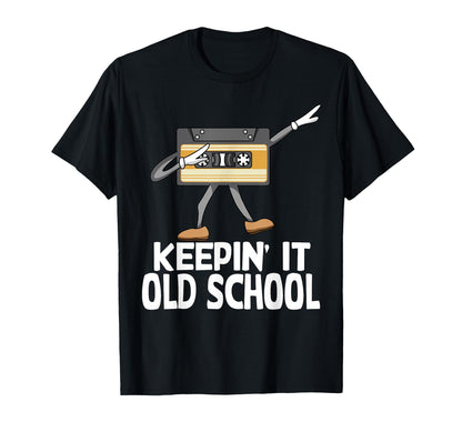 Old School Hip Hop 80S 90S Mixtape T-Shirt - Minimalist Print Men Women