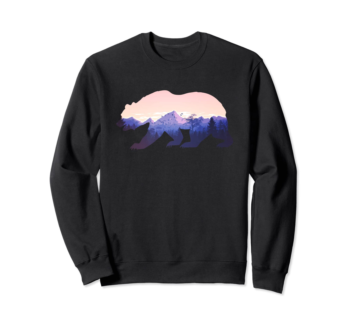 Preserve Protect National Park Bear Sweatshirt - Custom Art Print Unisex