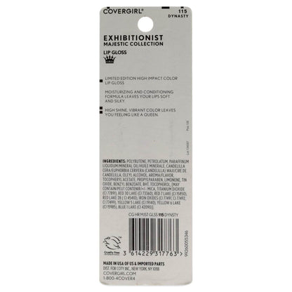 CoverGirl Exhibitionist Majesty Lip Gloss - Dynasty Lip Gloss Women 0.12 oz