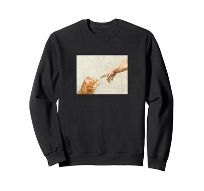 Indie Aesthetic Michaelangelo Sweatshirt - Unique Graphic for Adults