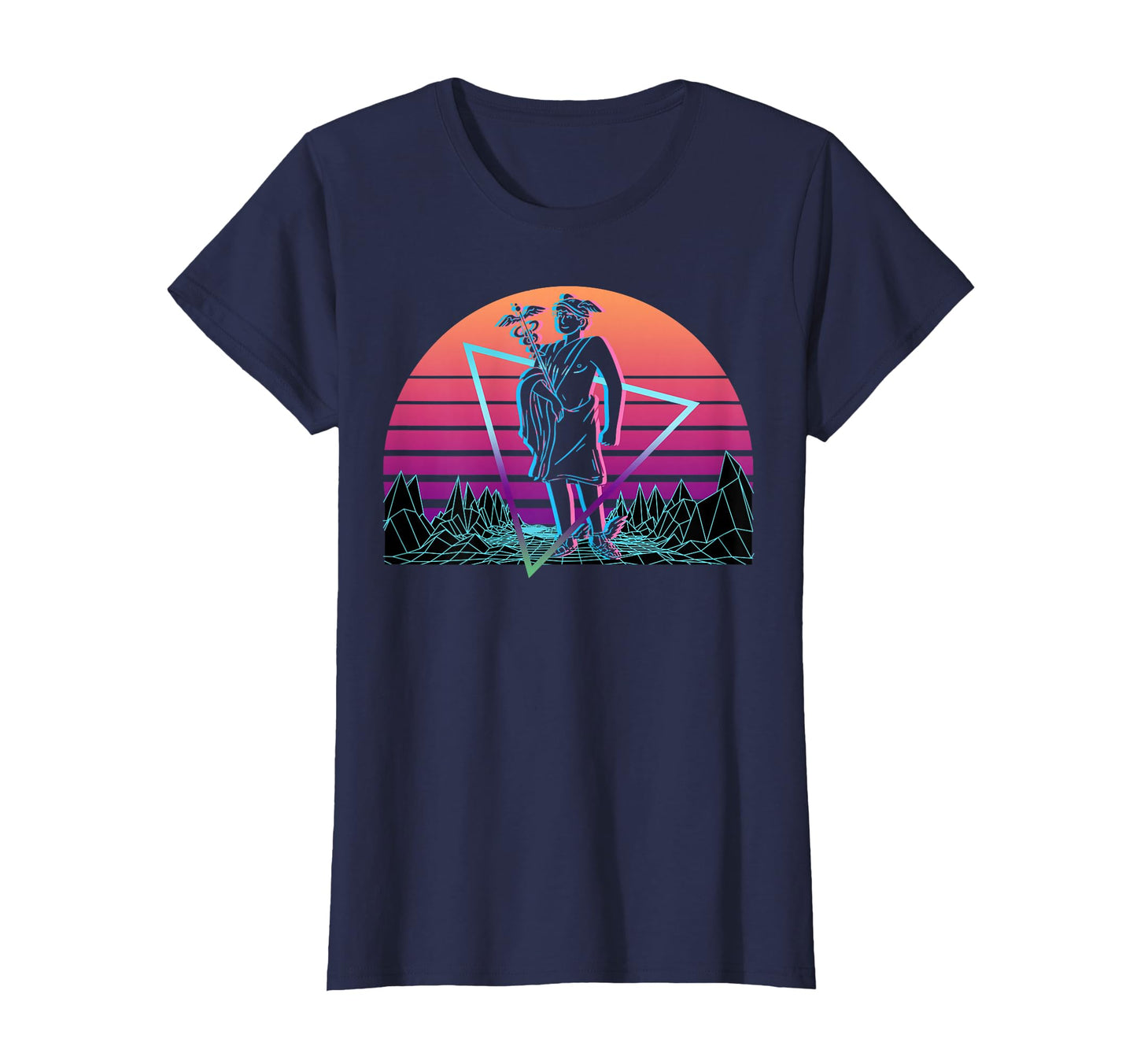 Hermes Greek God Speed Vaporwave T-Shirt - Aesthetic Graphic Men Women