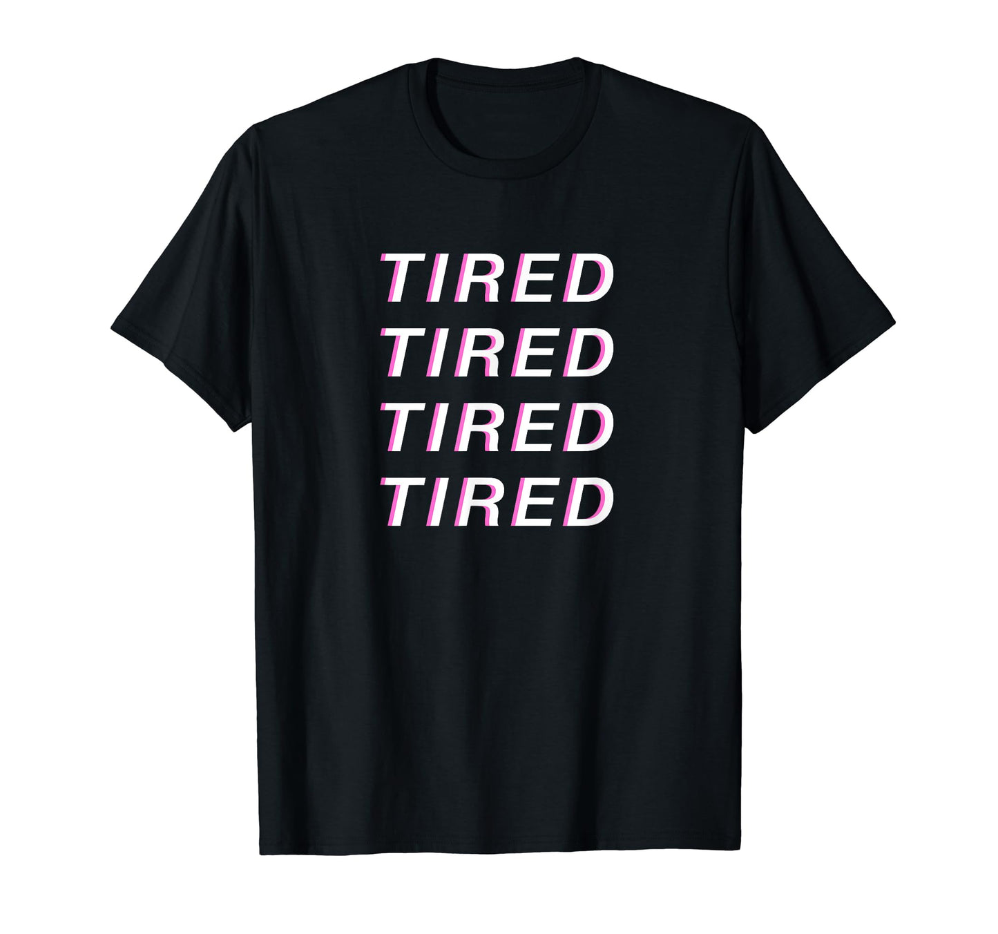 Tired Vaporwave Aesthetic T-Shirt - Custom Art Print Men Women