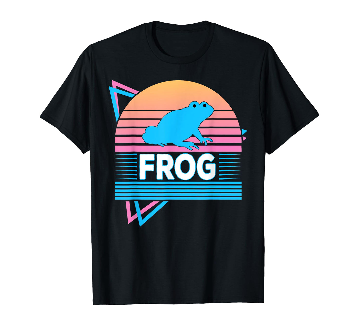 Frog Vaporwave Aesthetic T-Shirt - Streetwear Style Unisex
