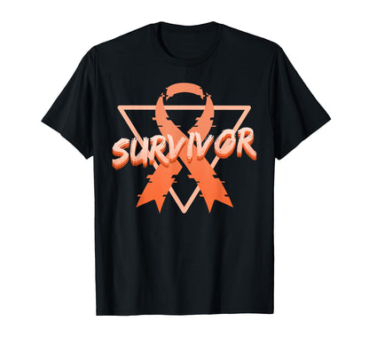 Leukemia Cancer Awareness Survivor T-Shirt - Fun Novelty Design Men Women
