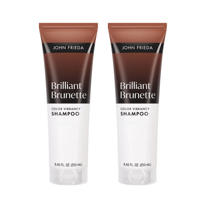 John Frieda Brilliant Brunette Color Enhancing Shampoo for Vibrant Brown Hair - 8.45 fl oz