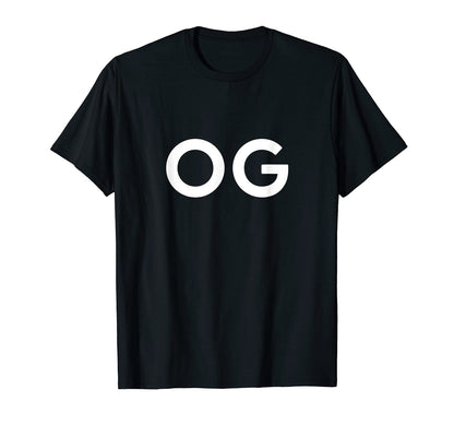Og Original Gangster Minimalistic T-Shirt - Fun Novelty Design Men Women