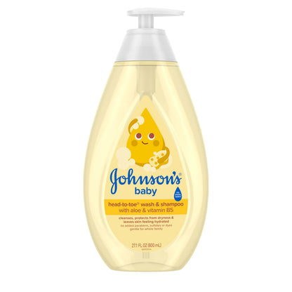 Johnson's Chamomile Baby Shampoo 500ml - Gentle Formula | Hypoallergenic