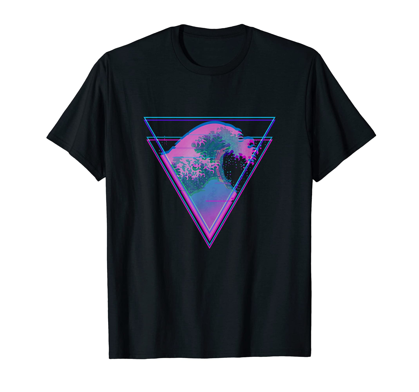Kanagawa Great Wave Japan Aesthetic T-Shirt - Fun Novelty Design Unisex