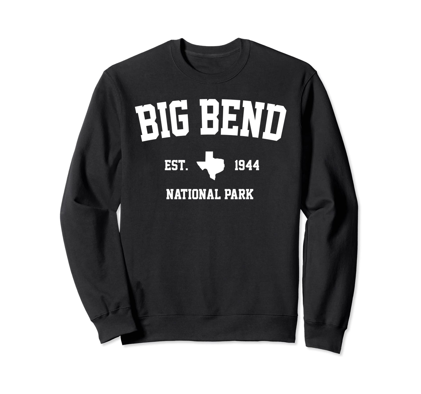 Big Bend National Park Hiking Sweatshirt - Custom Art Print Men Women