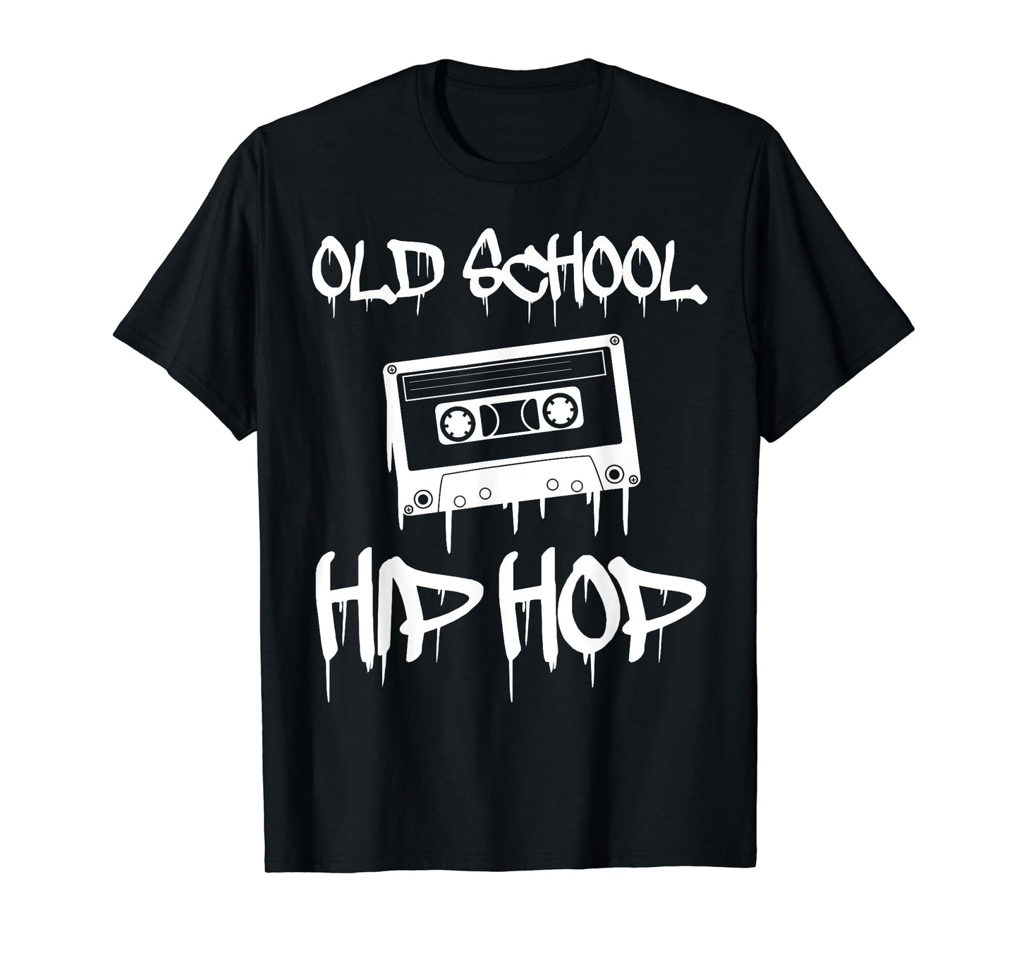 Old School Hip Hop Rap Cassette Tape T-Shirt - Trendy Graphic for Adults