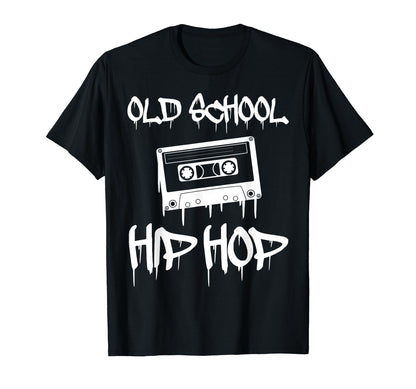 Old School Hip Hop Rap Cassette Tape T-Shirt - Trendy Graphic for Adults
