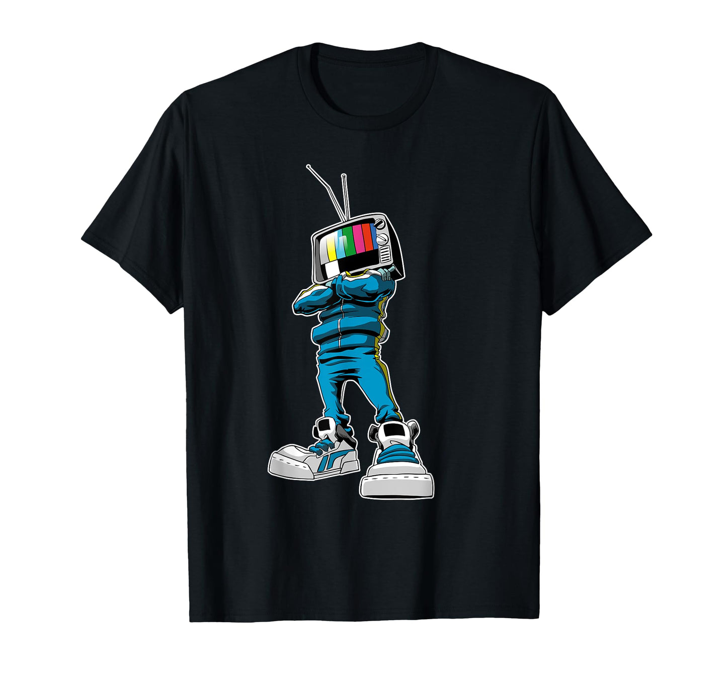 Hip Hop Tv Old School Bboy T-Shirt - Aesthetic Graphic Unisex