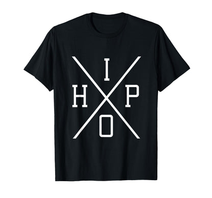 Hip Hop X Hiphop Rap Music Oldschool T-Shirt - Minimalist Print for Adults
