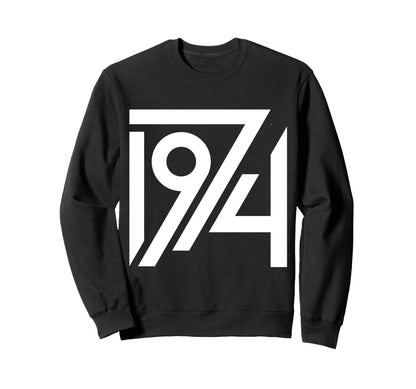 1974 Birthday Grunge Alternative Sweatshirt - Novelty Apparel Men Women