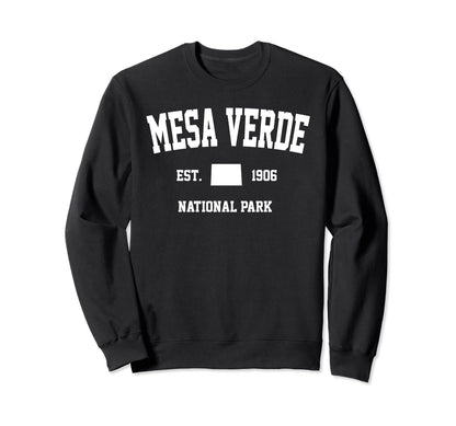 Mesa Verde National Park Hiking Sweatshirt - Unique Graphic Unisex