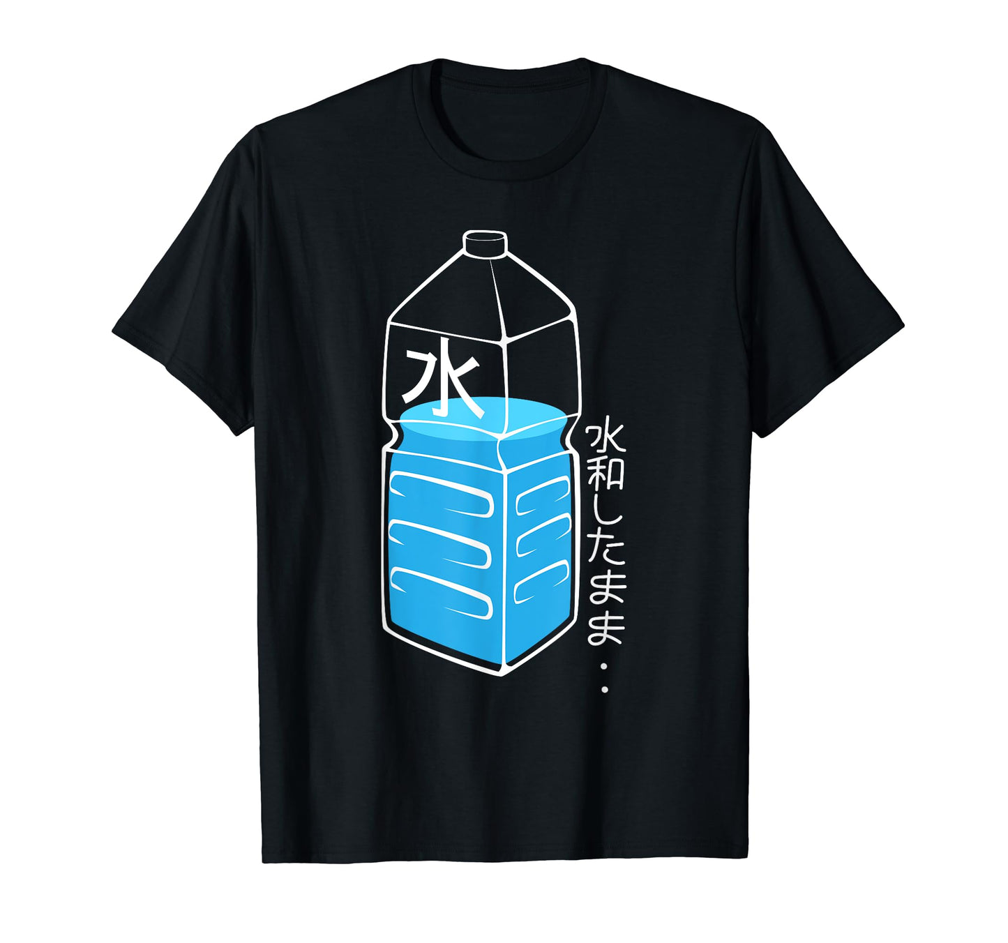 Japanese Art Harajuku Water T-Shirt - Casual Everyday Wear for Adults