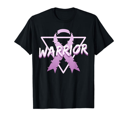 Pancreatic Cancer Awareness Warrior T-Shirt - Novelty Apparel Unisex