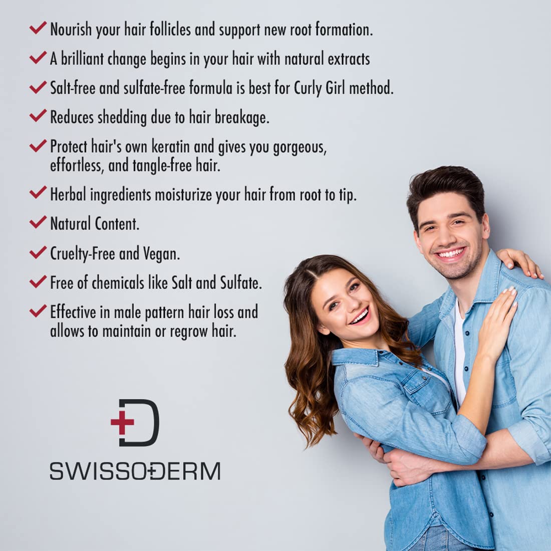 Swissoderm Hair Loss Shampoo - Normal & Dry Hair | 300 ml