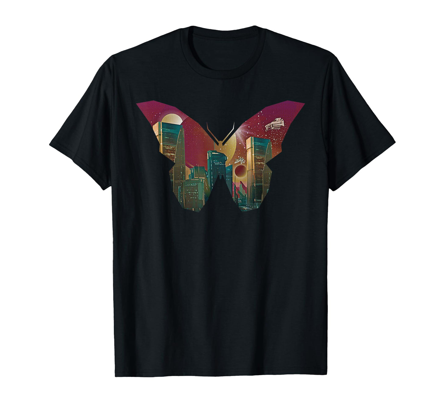 Atom Punk Aesthetic Vaporwave Futuristic T-Shirt - Graphic Print Men Women