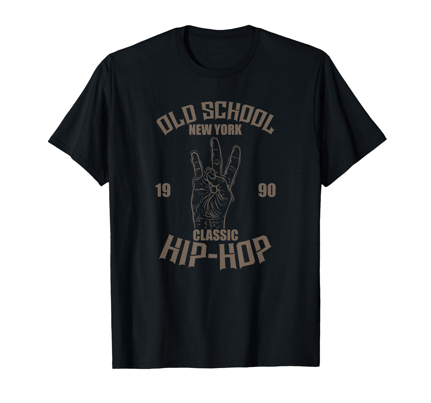 Old School New York 1990 Hip Hop Rap T-Shirt - Streetwear Style for Adults