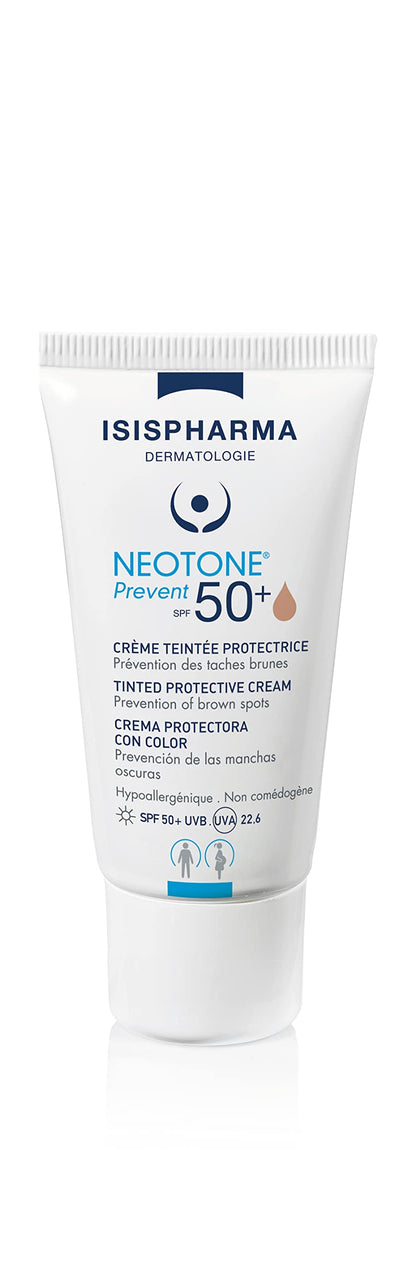 Isis Pharma Neotone SPF50+ Mineral Sunscreen - Tinted, Illuminating, Sensitive Skin Friendly