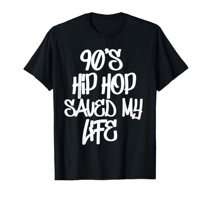 Hip Hop Old School 90S Music Rap 50Th T-Shirt - Graphic Print Men Women