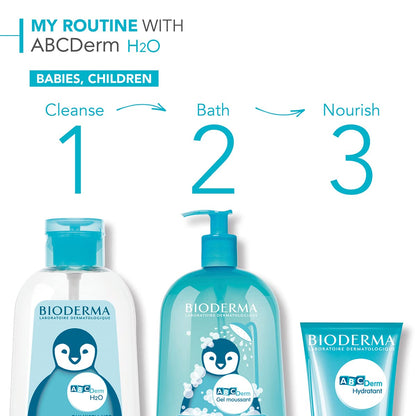ABCDerm Baby Foaming Cleanser - Gentle, Hypoallergenic Skincare for Sensitive Skin, Paraben-Free, Dermatologically Tested - 6.76 fl oz