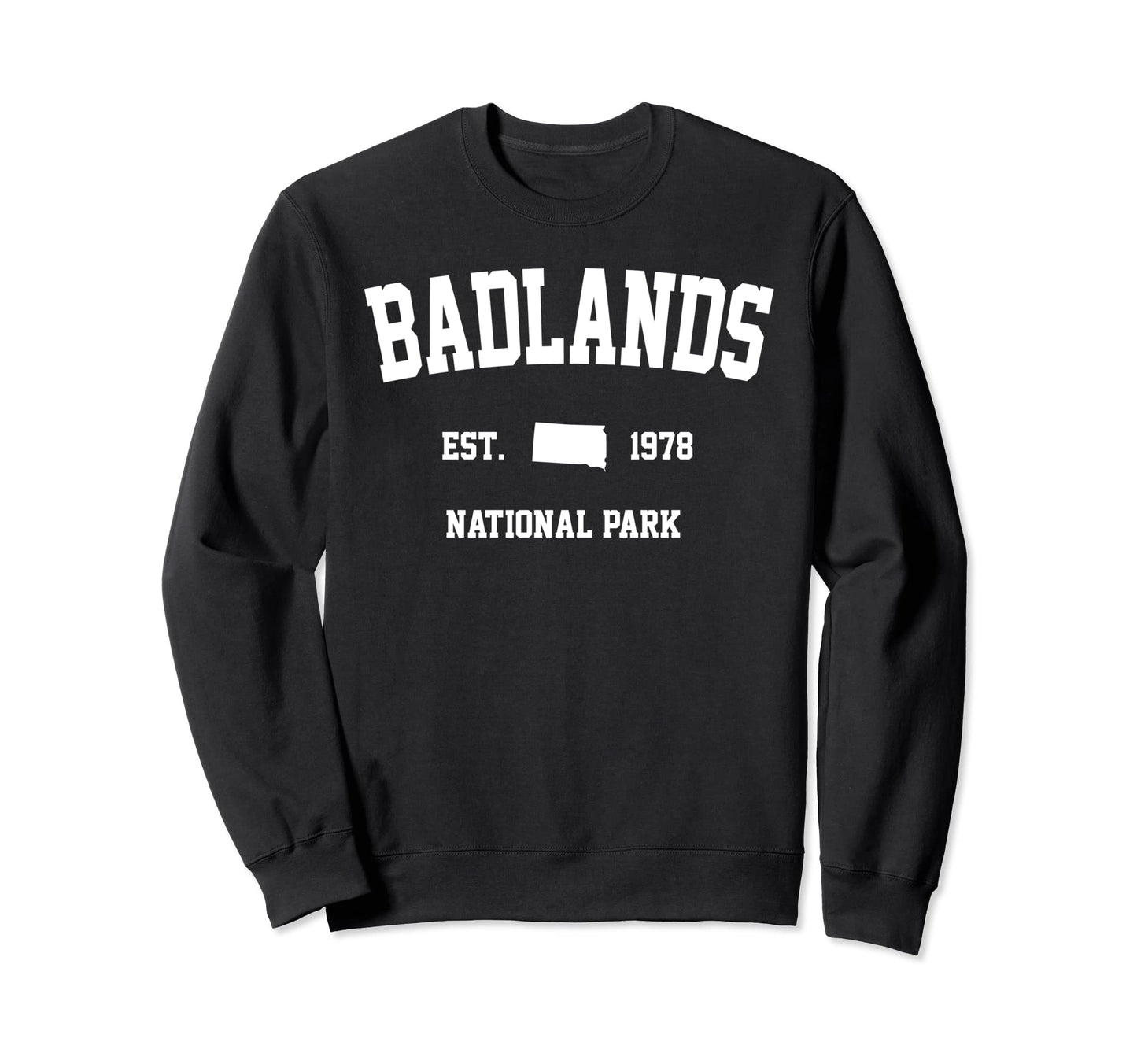 Badlands National Park Hiking South Sweatshirt - Graphic Print Unisex