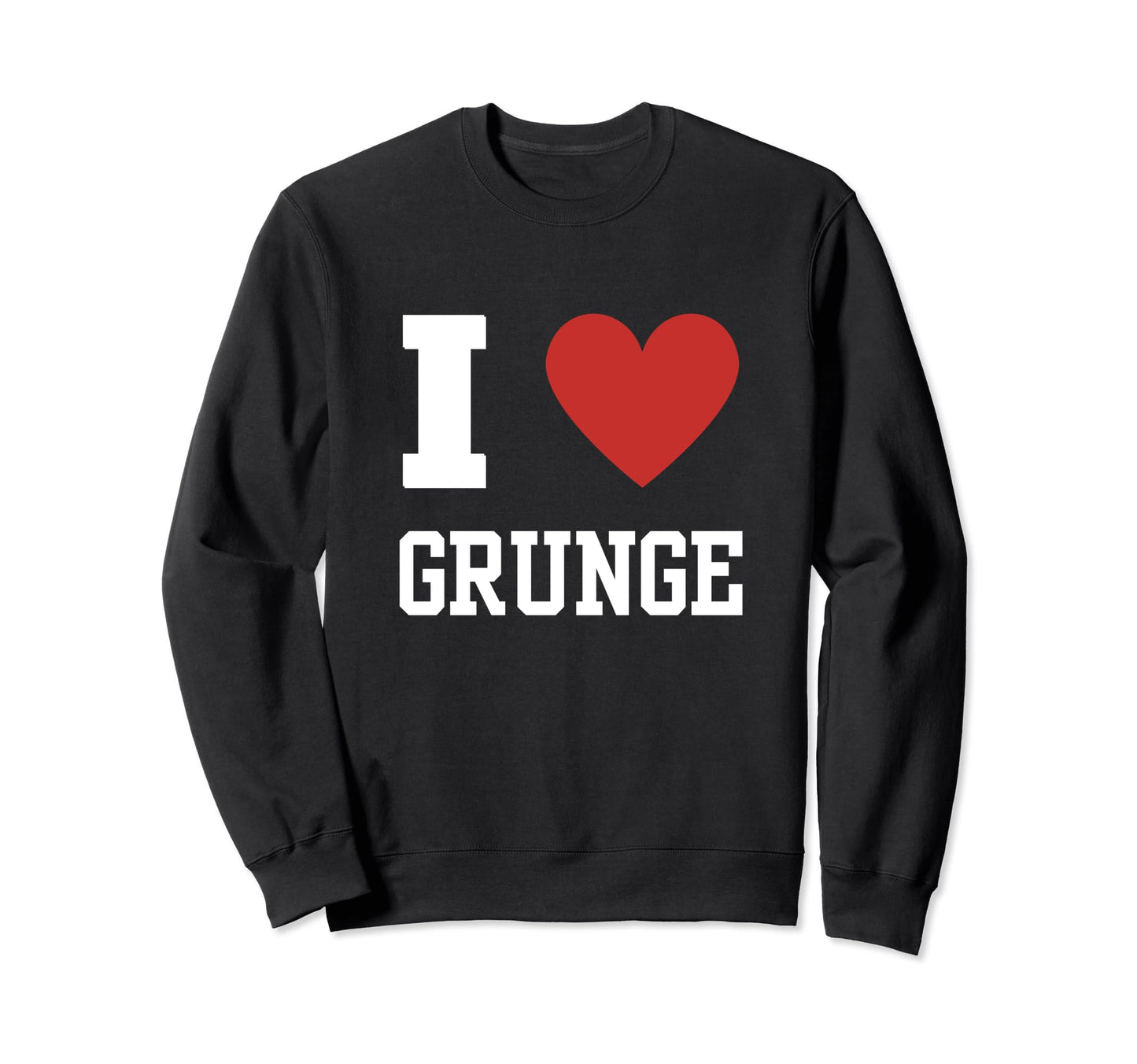 Grunge Music Rock Concert Gig 90S Sweatshirt - Custom Art Print Unisex