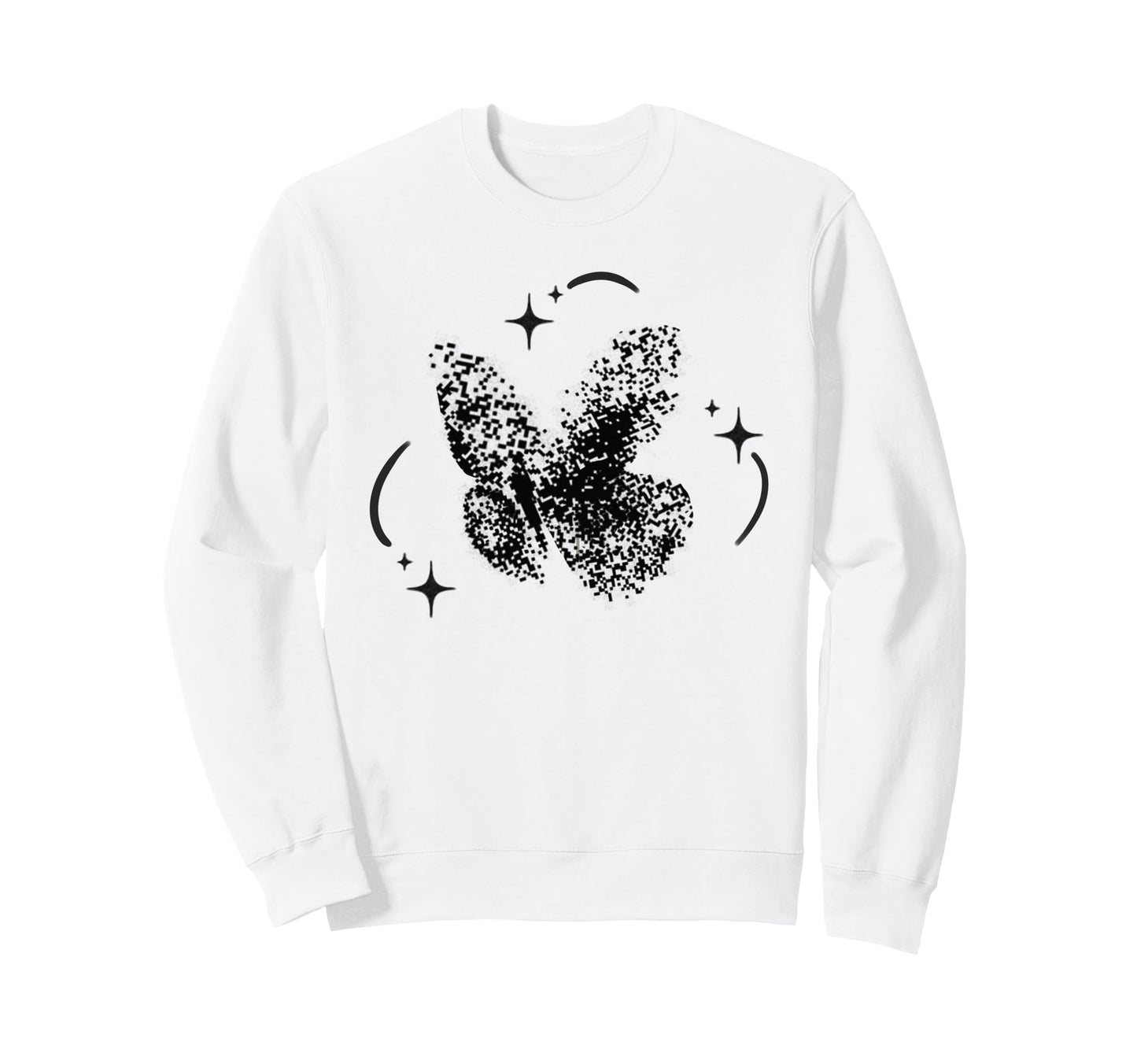 90S Y2K Tattoo Dotwork Stippling Sweatshirt - Novelty Apparel for Adults