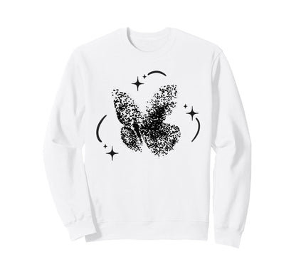90S Y2K Tattoo Dotwork Stippling Sweatshirt - Novelty Apparel for Adults
