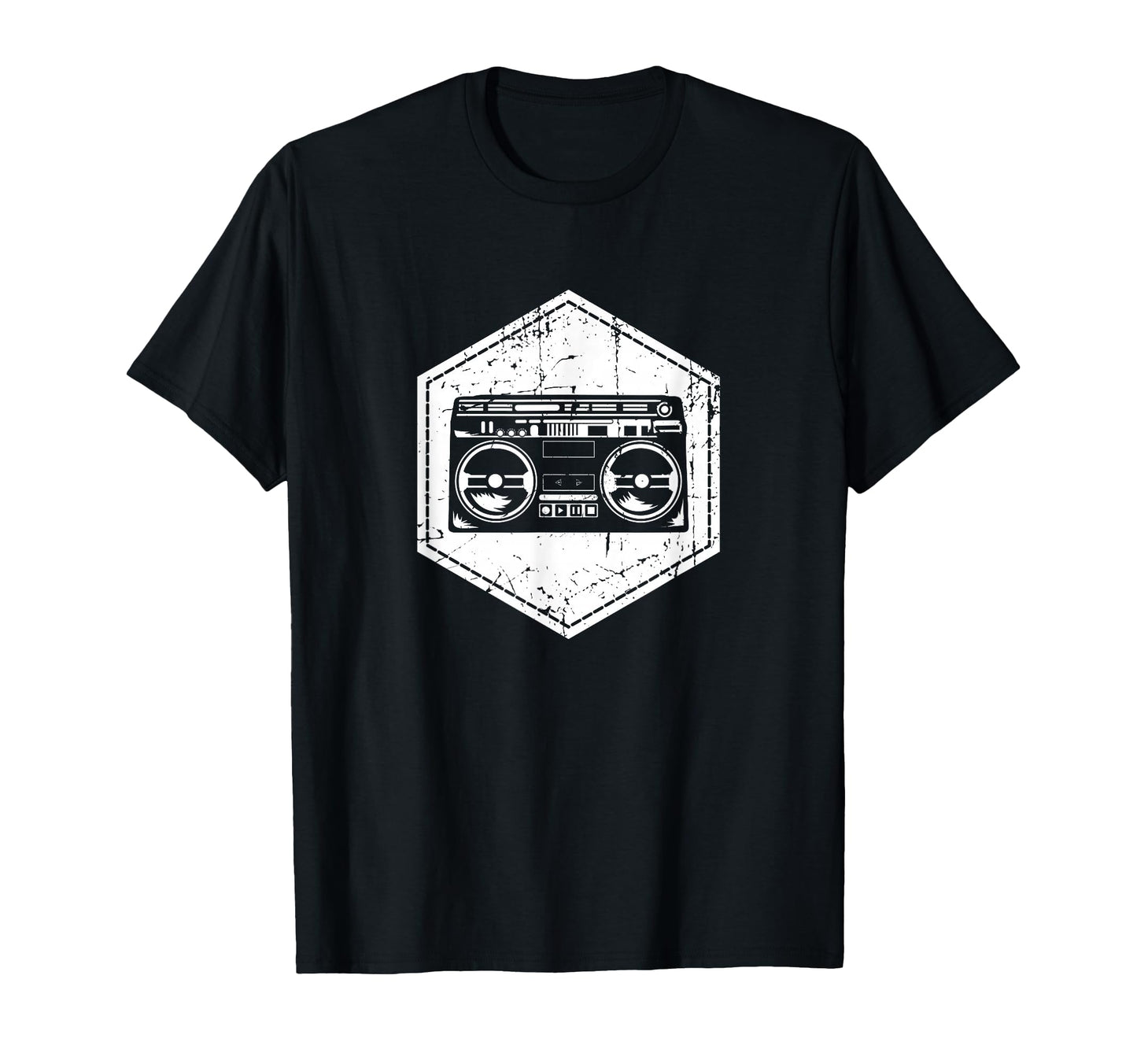 Boombox Rap Music 90S Hip Hop Party T-Shirt - Streetwear Style for Adults