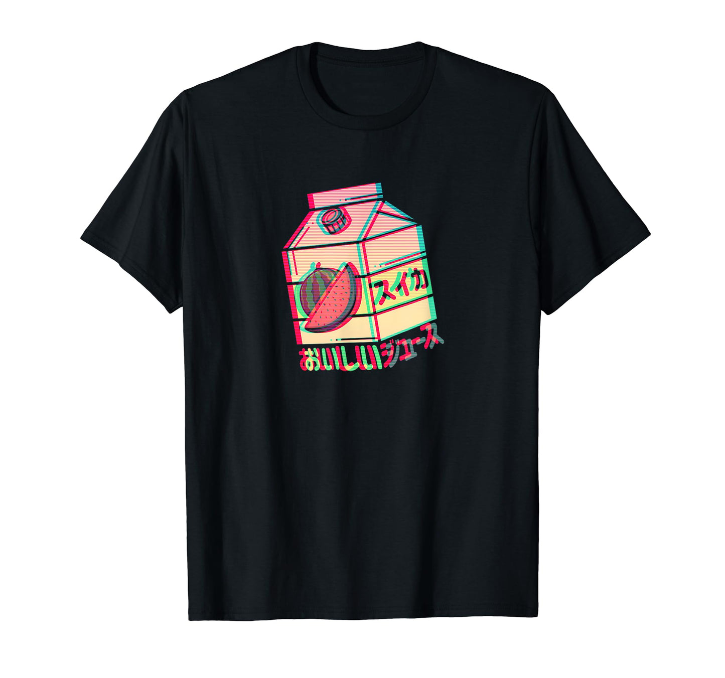 Watermelon Lemonade Juice Box T-Shirt - Casual Everyday Wear Men Women
