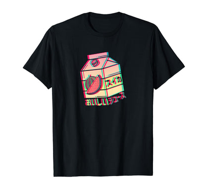 Watermelon Lemonade Juice Box T-Shirt - Casual Everyday Wear Men Women