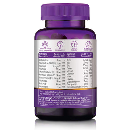 Vitabiotics Perfectil Hair Crush Gummies - 60 Chewable Tablets