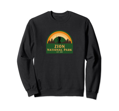 Zion National Park Utah 1919 Sweatshirt - Casual Everyday Wear Unisex